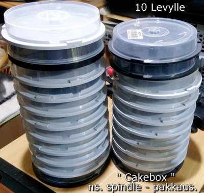 CD, DVD, BluRay Levyjen suojakotelo