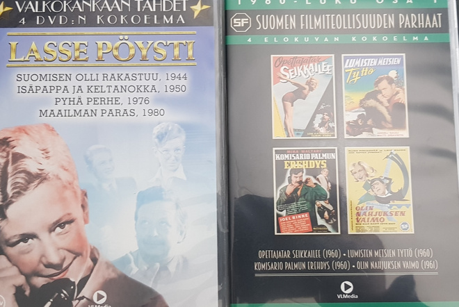 Lasse Pöysti (4xDVD)+ 4 Muuta kotimaista