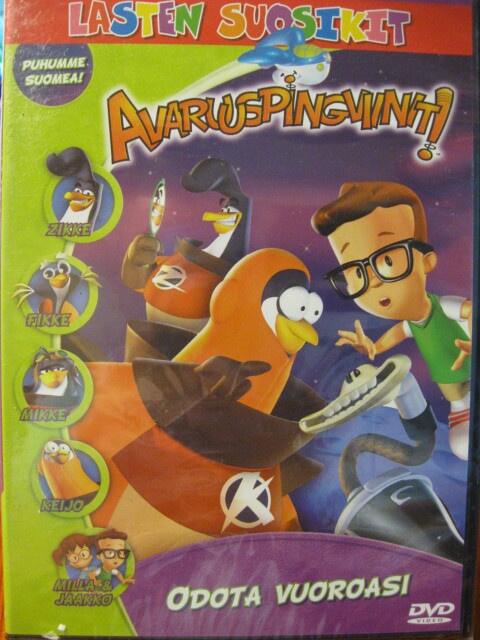 AVARUUSPINGVIINIT DVD ODOTA VUOROASI!