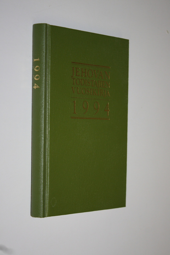 Jehovan todistajain vuosikirja 1994 : sisältää raportin p...