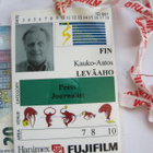 Lehdistökortti Uinti MM-kisat Perth Australia 1998 Suomalais - pikkukuva 1