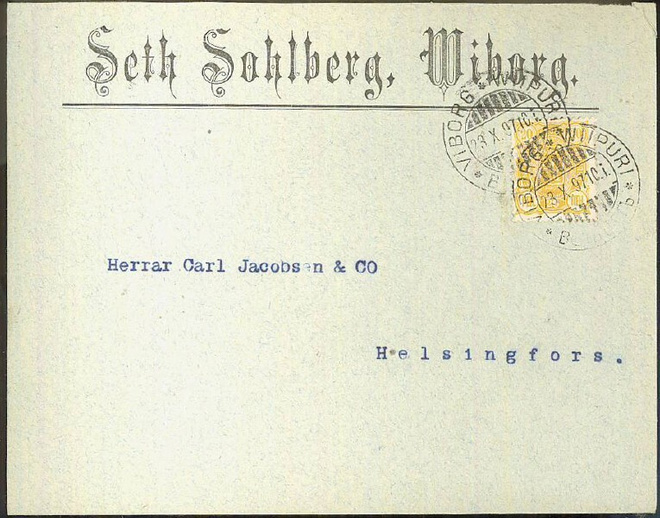 Firmakuori Seth Sohlberg, Wiborg kirje 1897