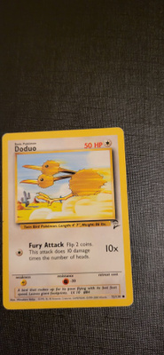 Doduo #72 Base Set 2 common Pokemon CCG card
