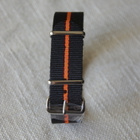 Nato 20mm musta kapealla oranssi raidalla - pikkukuva 2