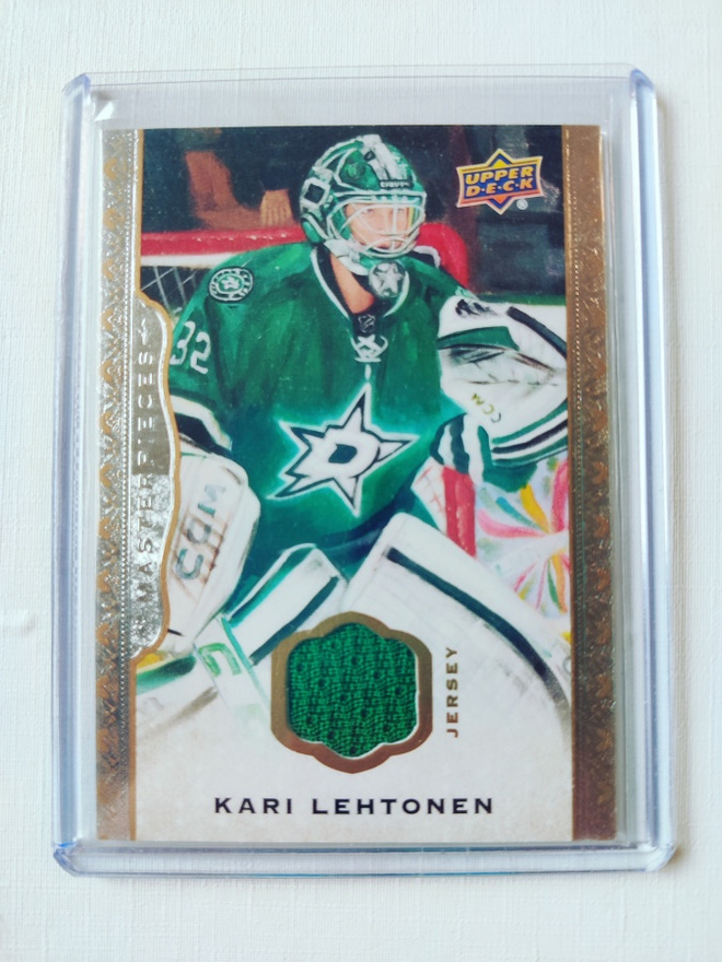 Kari Lehtonen - 14-15 UD Masterpieces Jersey