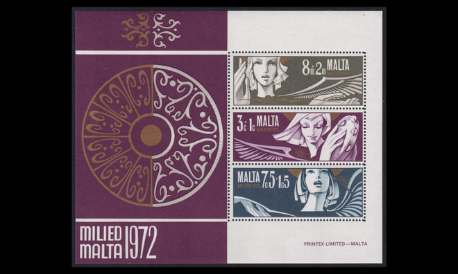 Malta 454-6BL2 ** Joulu (1972)