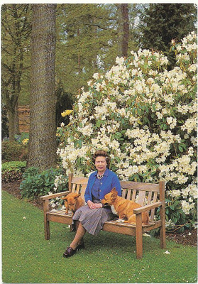 Kuningatar ELIZABETH II koirineen