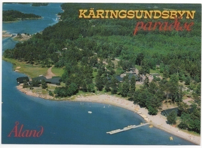 Åland Ahvenanmaa Käringsundsby ilmakuva