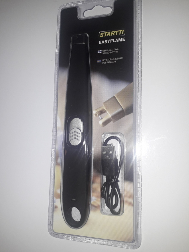 Sähkösytytin (ladattava, USB)