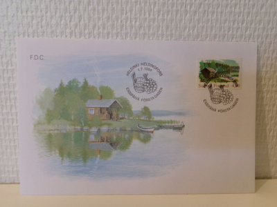 FDC- ensipäiväkuori - Sauna - 1999