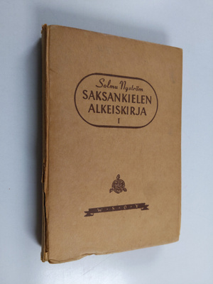 Solmu Nyström : Saksankielen alkeiskirja 1