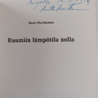 Matti Martikainen : Ruumiin lämpötila nolla (signeerattu,... - pikkukuva 3