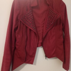 Punainen Ark&Co biker takki - pikkukuva 3