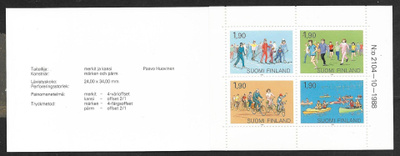 Joukkoliikunta 1989 (LAPE 1071-1074 ; V13) ** vihko