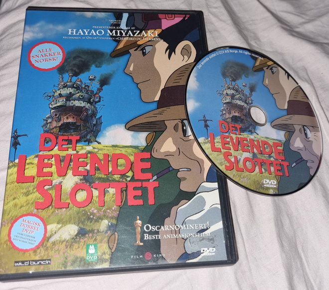 DVD Liikkuva linna , anime