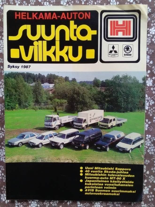 Helkama-Auton Suuntavilkku syksy 1987