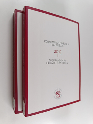 Korkeimman oikeuden ratkaisuja 2013 1-2