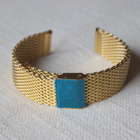 18mm Mesh teräsranneke - kullattu - pikkukuva 1