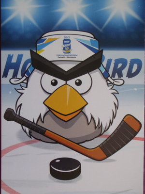 Toni Kysenius "HockeyBird" no 3 jääkiekon MM 2012