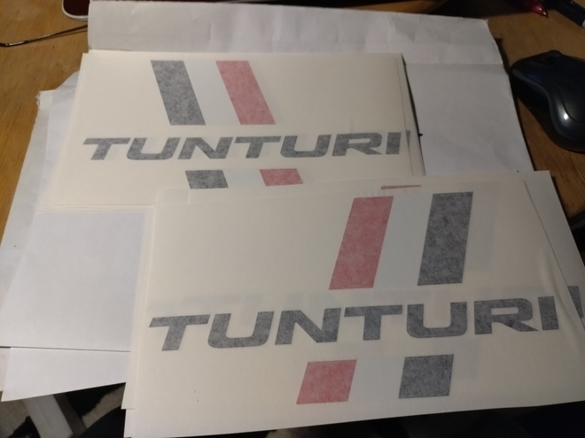 Tunturi Tiger 1984 - 1985  tankin tarrat