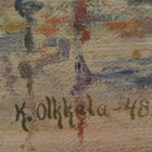 K.Olkkala Turku-aiheinen taulu v. 1948 - pikkukuva 2