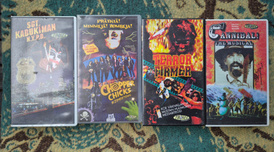 Troma VHS-setti 4 kpl