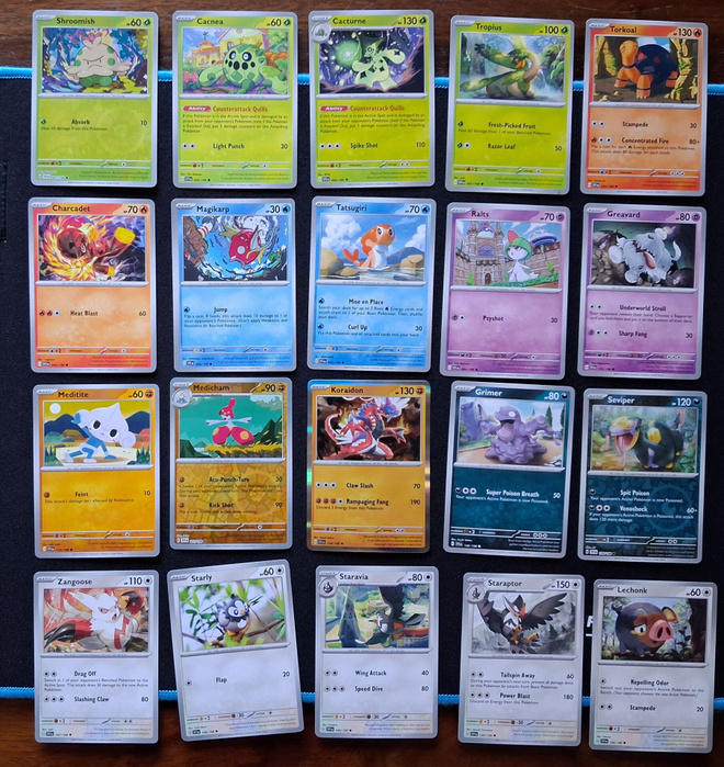 Pokemon kortit 20kpl (#158 Scarlet & Violet base set)