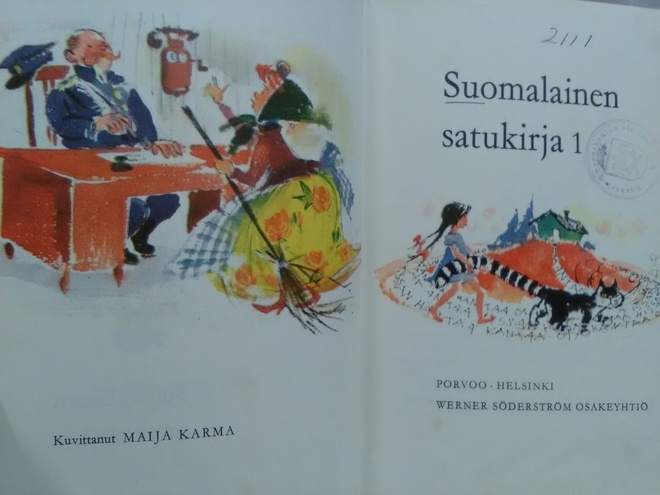 Suomalainen satukirja 1 - kuvitus Maija Karma (sid.)