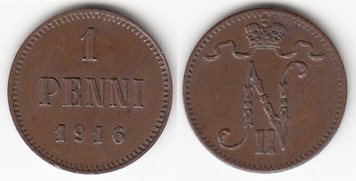 1 p 1916, kummankin ykkösen jalka vajaa