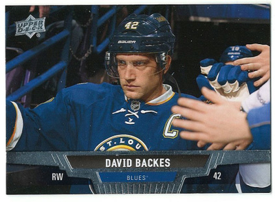 13-14 Upper Deck #126 David Backes