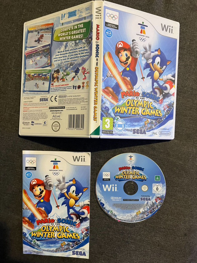 Mario & Sonic At The Winter Olympic Games WII
