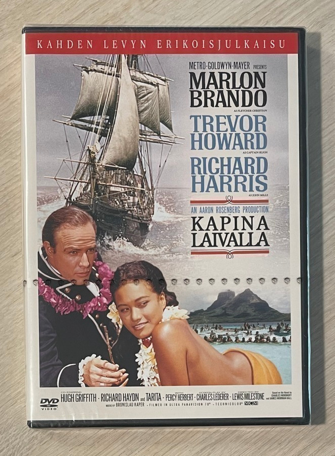 Kapina laivalla (1962) Marlon Brando (2DVD) *UUSI*