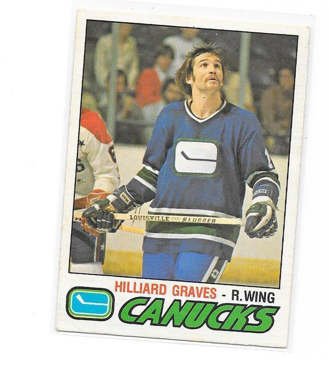 1977-78 OPC #286 Hilliard Graves Vancouver Canucks