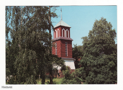 Postikortti, HELSINKI, Huopalahti, kirkon kellotapuli