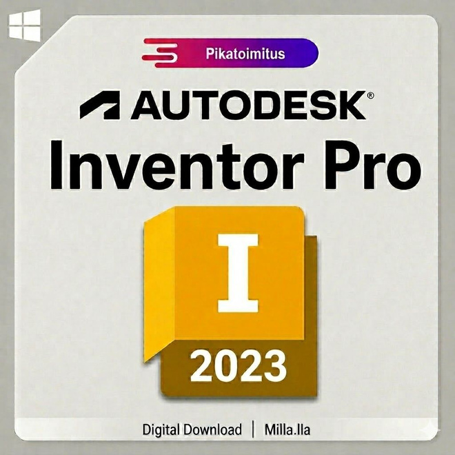 Inventor Pro 2023 | Windows | 1 vuoden lisenssiavain