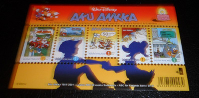 LAPE BL26 ** 1550-1554  AKU ANKKA. 5 KPL 1 LUOKAN IKI MERKIT