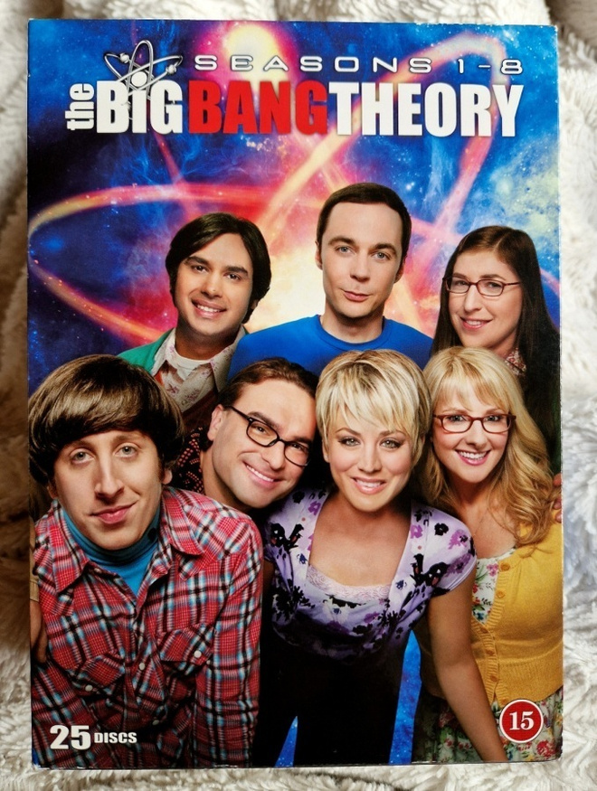 The BIG BANG THEORY kaudet 1-8 - DVD.