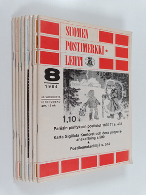 Suomen postimerkkilehti vuosikerta 1984 (numerot 1-8)