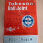 Pallonivel Nissan 160B, 180B, 240, 280ZX 300ZX 021-CB2210 - pikkukuva 1