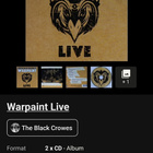 BLACK CROWES - WARPAINT LIVE 2CD - pikkukuva 4