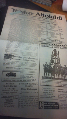 Teisko-Aitolahti -lehti 27/1962