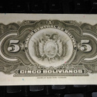 Bolivia 5 bolivianos 1928 P120 UNC- - pikkukuva 2