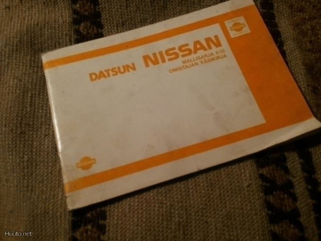 Nissan Micra -85 käyttöohjekirja