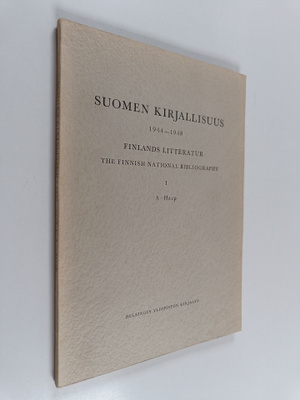 Suomen kirjallisuus = Finlands litteratur = The Finnish n...