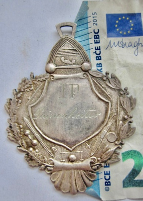 VANHA Pakinto Mitali Porvoo Hopeaa 1915 Jugend KOMEA