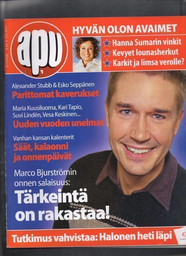 Apu n:o 1 2006 Marko Bjuström. Alexander & Esko. Eiran saira