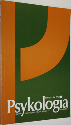 Psykologia 3/1988 : tiedepoliittinen aikakauslehti