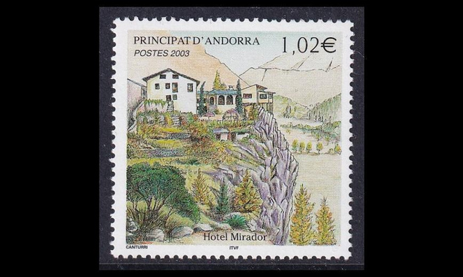 Andorra Fr 600 ** Hotelli Mirador (2003)