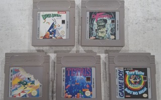 Gameboy pelejä 5 kpl