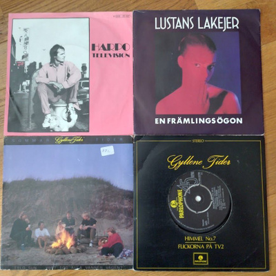 4 kpl Sinkkuja 70/80-luku Ulkoilaisia mm Gyllene Tider